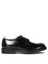 Officine Creative Lace-up Leather Derby Shoes In Black