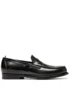 Officine Creative Balance 001 Leather Loafers In 黑色