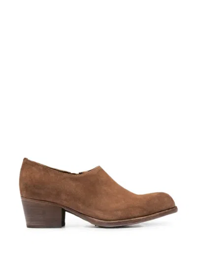 Officine Creative Wade Suede Ankle Boots In Brown