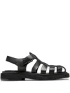 Officine Creative Wisal 030 Round-toe Sandals In Black