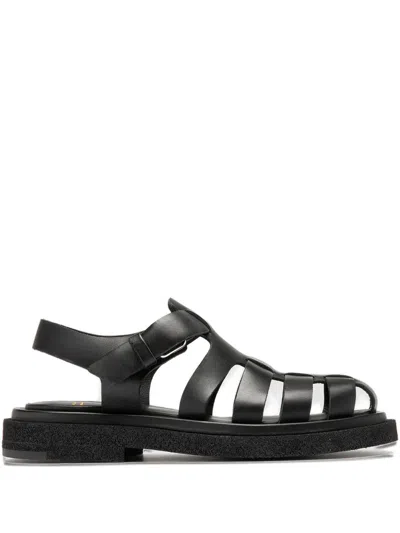 Officine Creative Wisal 030 Round-toe Sandals In Black