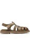 Officine Creative Wisal 030 Round-toe Sandals In Green