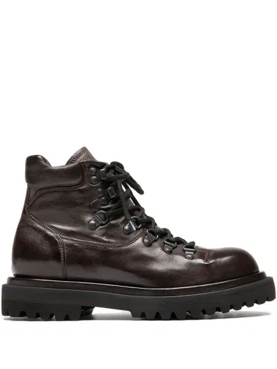 Officine Creative Wisal Dd Boots In Brown