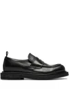 Officine Creative Wisal Leather Penny Loafers In Black