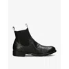Officine Creative Womens Black Calixte Leather Chelsea Boots In Black