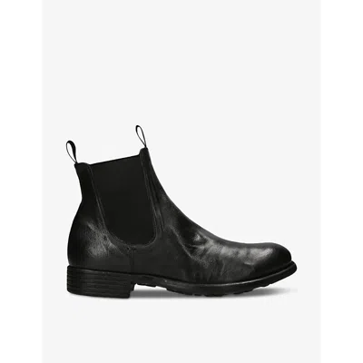 Officine Creative Womens Black Calixte Leather Chelsea Boots