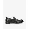 OFFICINE CREATIVE OFFICINE CREATIVE WOMENS BLACK CALIXTE LEATHER PENNY LOAFERS