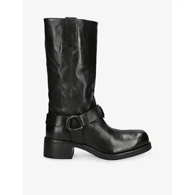 Officine Creative Womens Dana Leather Boots Black Eur 36 / 3 Uk
