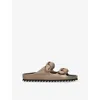 Officine Creative Womens Taupe Pelagie 021 Twist-knot Leather Sandals In Taupe