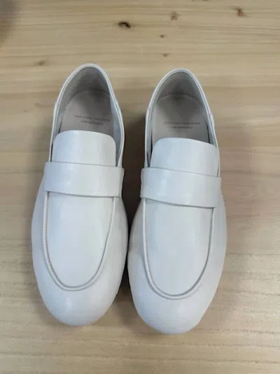 Officine Creative Wpmen C-side Shoes In Buttero Nappa Nebbia In White