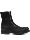 Officine Creative Zip-detail Leather Boots In Black