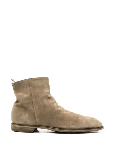 Officine Creative Zip-up Boots In Neutral