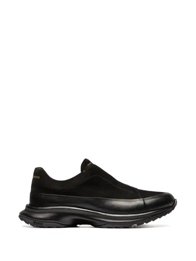 Officine Creative Zodiac 001 Suede Slip-on Sneakers In Black