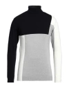 Officine Del Cashmere Man Turtleneck Midnight Blue Size Xxl Polyacrylic, Merino Wool, Polyamide, Ela
