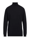 Officine Del Cashmere Man Turtleneck Midnight Blue Size Xxl Polyacrylic, Merino Wool, Polyamide, Ela