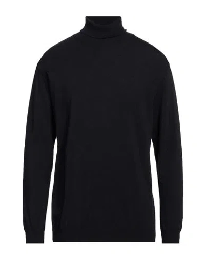 Officine Del Cashmere Man Turtleneck Midnight Blue Size Xxl Polyacrylic, Merino Wool, Polyamide, Ela