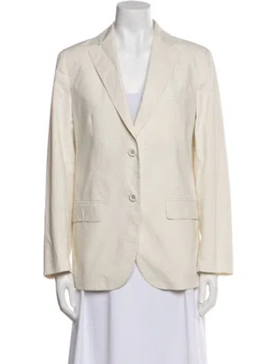 Pre-owned Officine Generale 2024 Charlene Blazer In Neutral