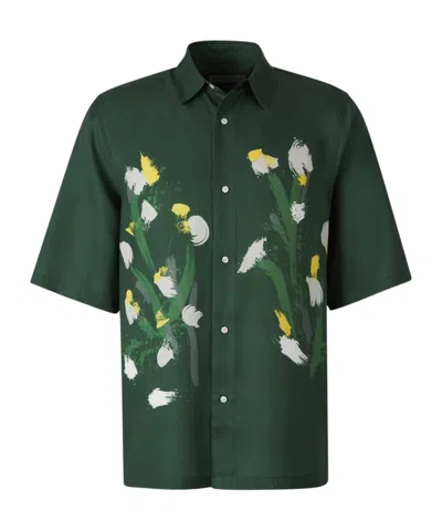 OFFICINE GENERALE ABSTRACT-PRINT SHIRT