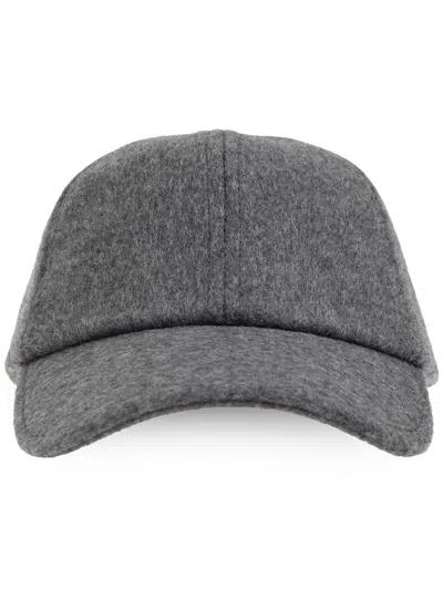 Officine Generale Adjustable Baseball Cap In Grey