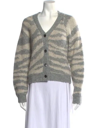 Pre-owned Officine Generale Alpaca Striped Sweater In Multi