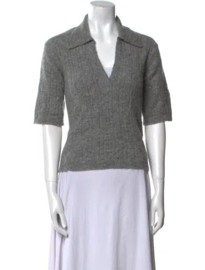 Pre-owned Officine Generale Alpaca Sweater In Gray