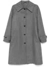 Officine Generale Officine Générale Aretha Itl Textured Stripe Wo In Gray