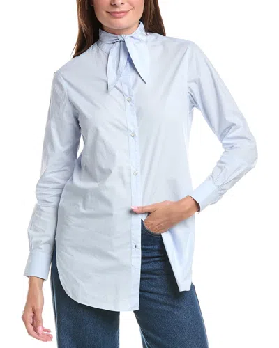 Officine Generale Ariette Shirt In Blue