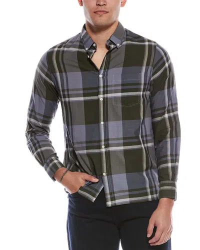 Officine Generale Arsene Silk-blend Shirt In Multi