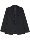 Officine Generale Arthus Wool Blazer In Blue