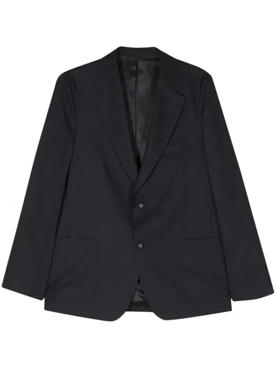 Officine Generale Arthus Wool Blazer In Blue