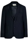Officine Generale Officine Générale Arthus Wool Blazer In Blue
