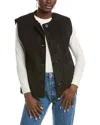 Officine Generale Assia Shearling Vest In Black