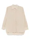Officine Generale Augustine Button-up Shirt In Neutral