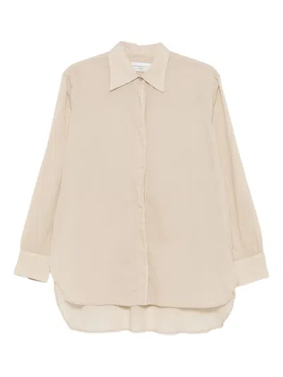 Officine Generale Augustine Button-up Shirt In Neutral