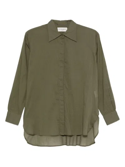 Officine Generale Officine Générale Augustine Piedye Cot Voile Clothing In Gray