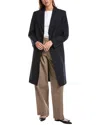 Officine Generale Auriane Wool Coat In Blue
