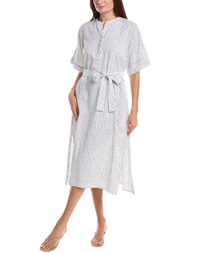Officine Generale Avara Linen-blend Dress In White