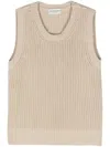 Officine Generale Crew-neck Cotton Vest