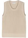 Officine Generale Crew-neck Cotton Vest
