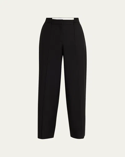 Officine Generale Azora Paneled Wool Trousers In Black