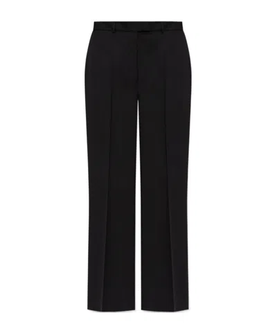 Officine Generale Belt-loop Casual Pants In Black