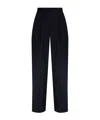 Officine Generale Belt Loop Casual Pants In Black