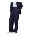 Officine Generale Belt Loops Slacks In Blue