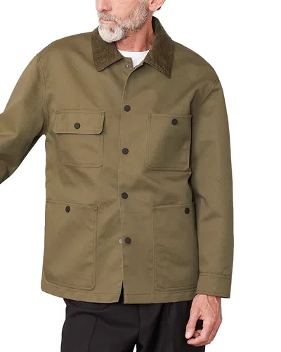 Officine Generale Benji Woven Tech Jacket In Animal Print