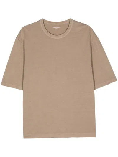 Officine Generale Benny T-shirt In Nude