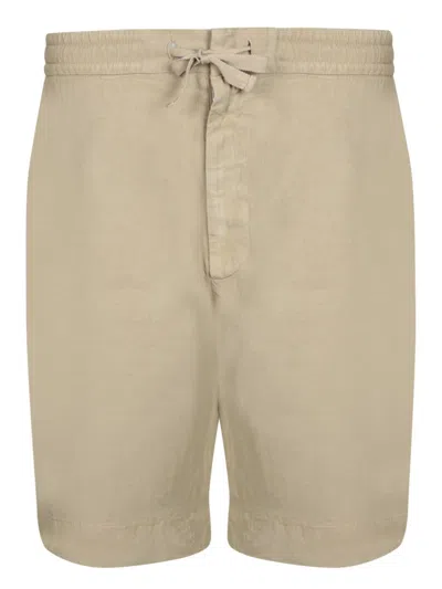 Officine Generale Bermuda Shorts With Elastic Waistband And Adjustable Drawstring