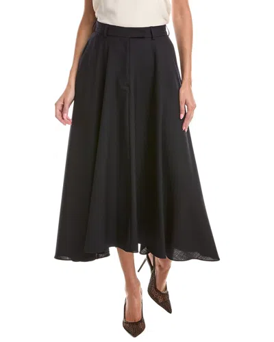 Officine Generale Bertille Wool Skirt In Black
