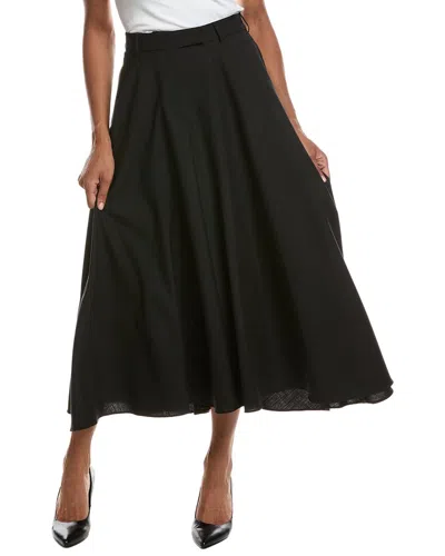 Officine Generale Bertille Wool Skirt In Black