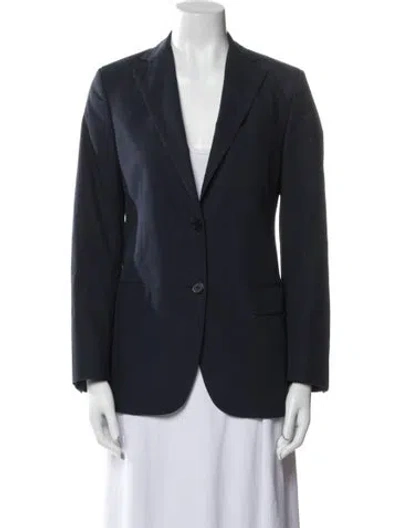 Pre-owned Officine Generale Blazer In Blue