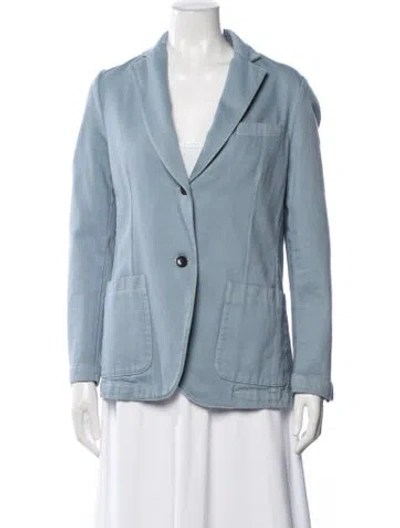 Pre-owned Officine Generale Blazer In Blue